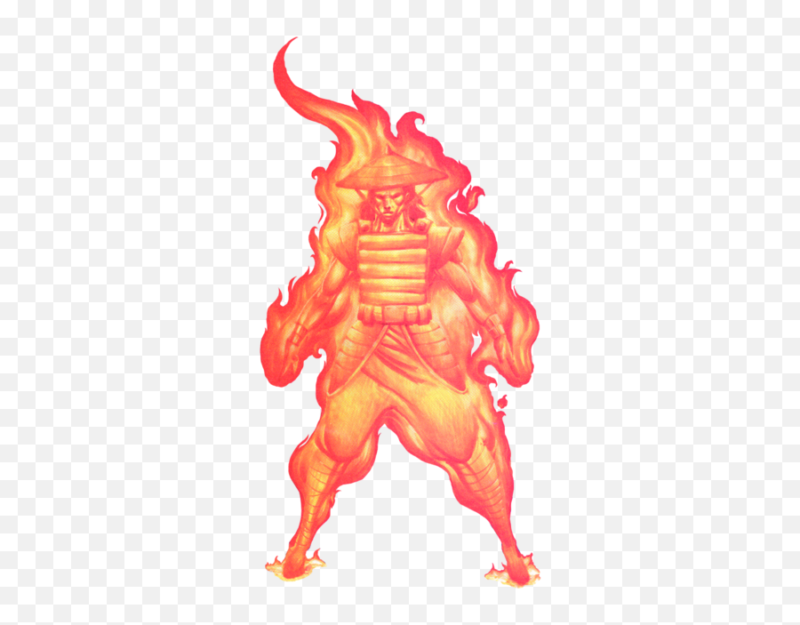 God Of Fire - Mortal Kombat Fire God Emoji,Japanese Kami Emotions