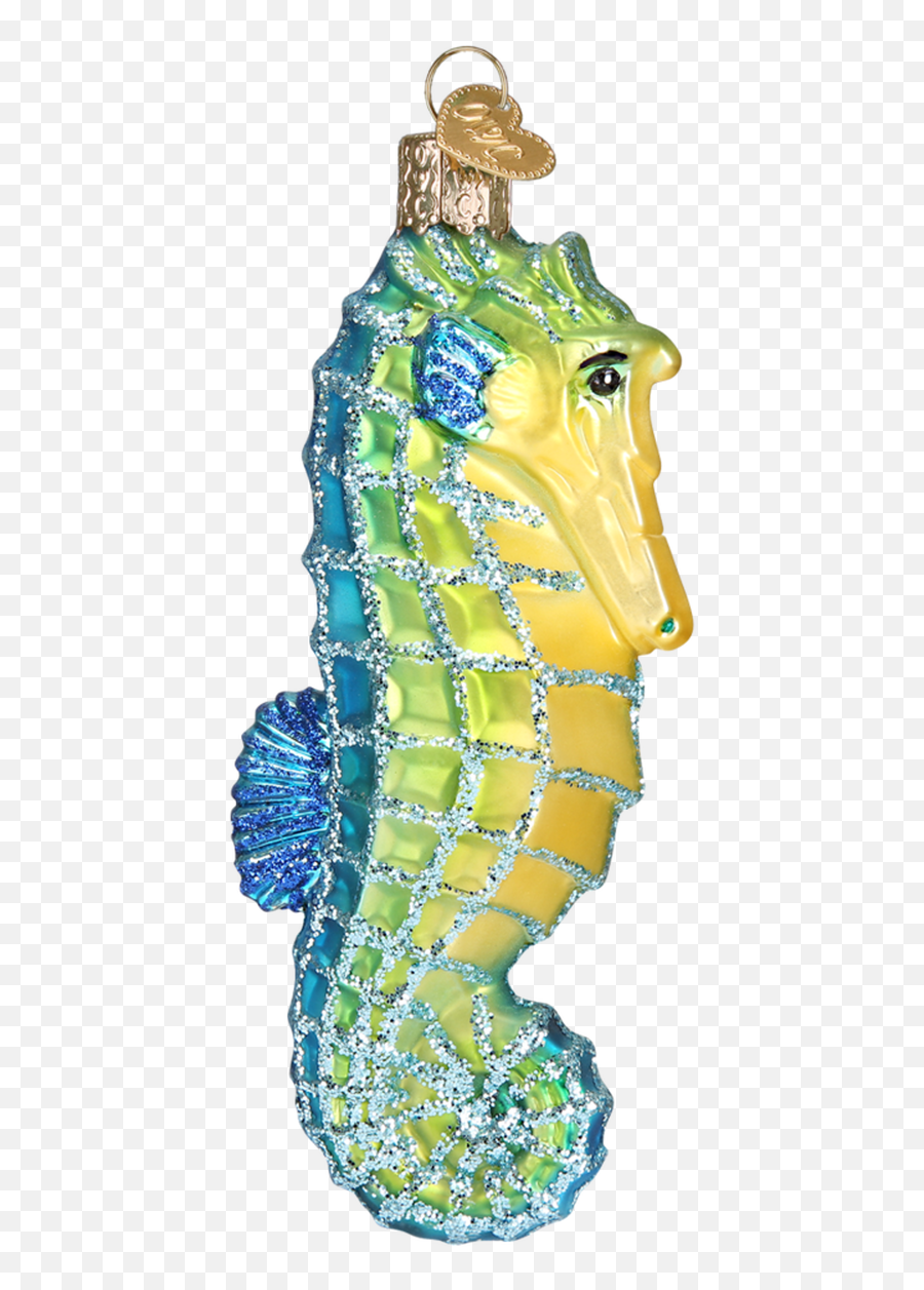 Seahorse Glass Ornament - Northern Seahorse Emoji,Facebook Emoticons Seahorse