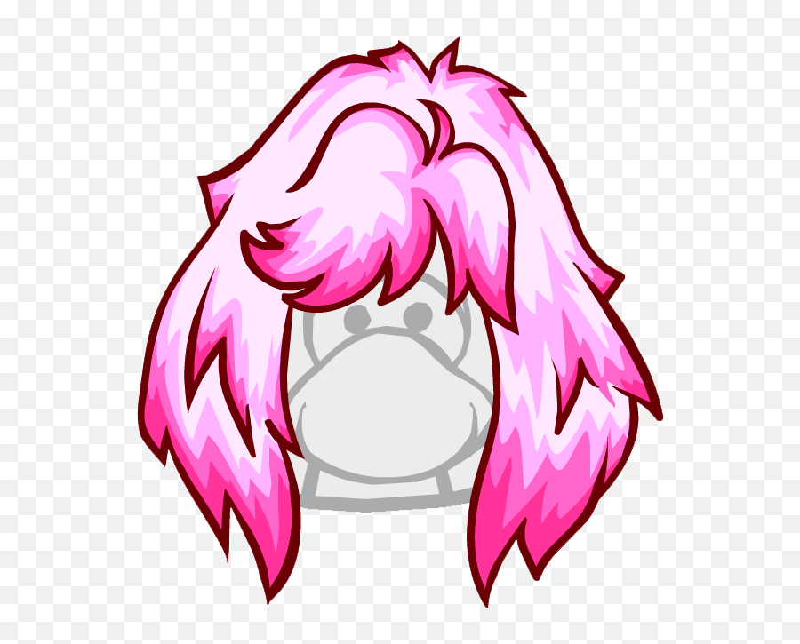 The Shock Wave - Club Penguin Pink Hair Emoji,Shocked And Wave Emoji