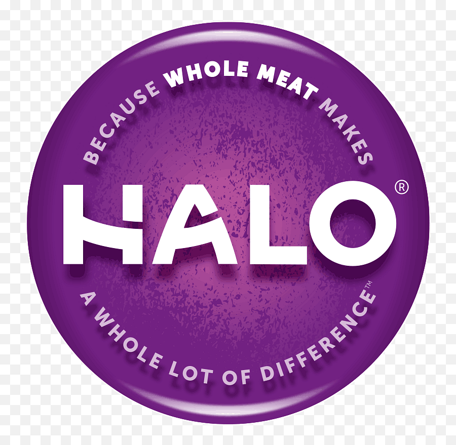 Halo Round Logo Transparent Png - Halo Pet Food Logo Emoji,Petfood Emoji