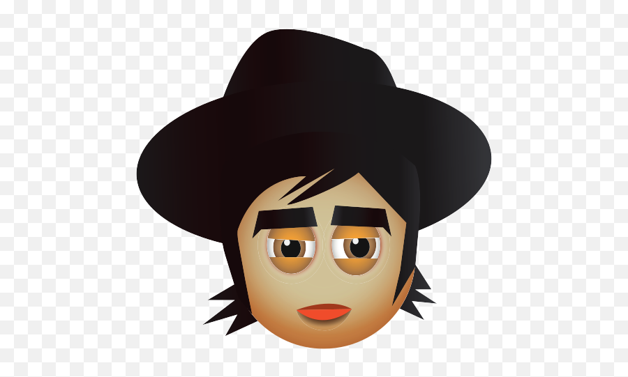 Icono Pete Doherty Emoji Emojis Emo - Costume Hat,Sombrero Emoji