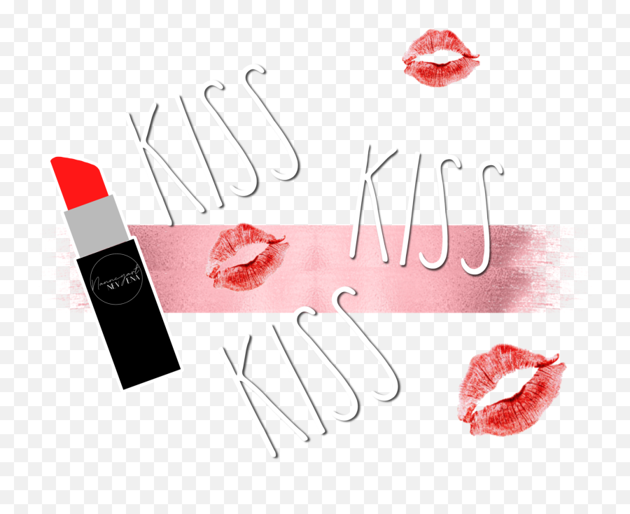 Kiss Kissing Sticker - Lipstick Mark Emoji,Kiss Emoji Makeup