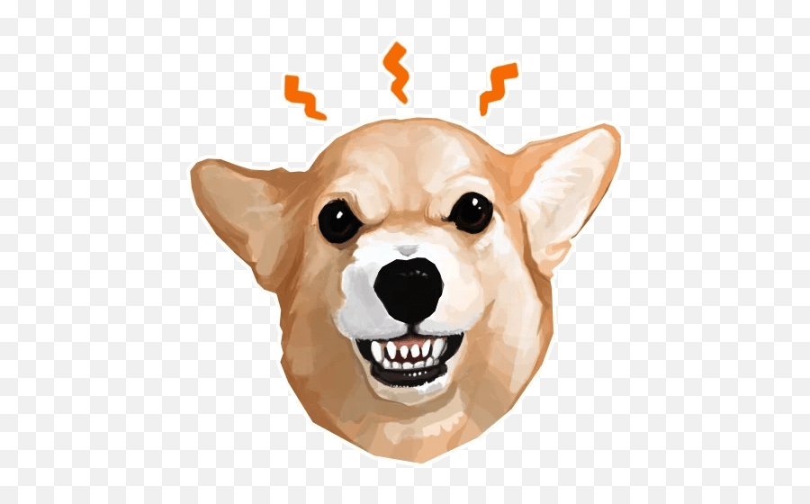 Telegram Sticker 019 Cute Corgi Sticker Emoji,Dog Pant Emoticon