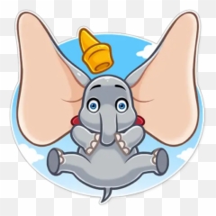 Sticker Maker - Dumbo Emoji,Dumbo In Emojis