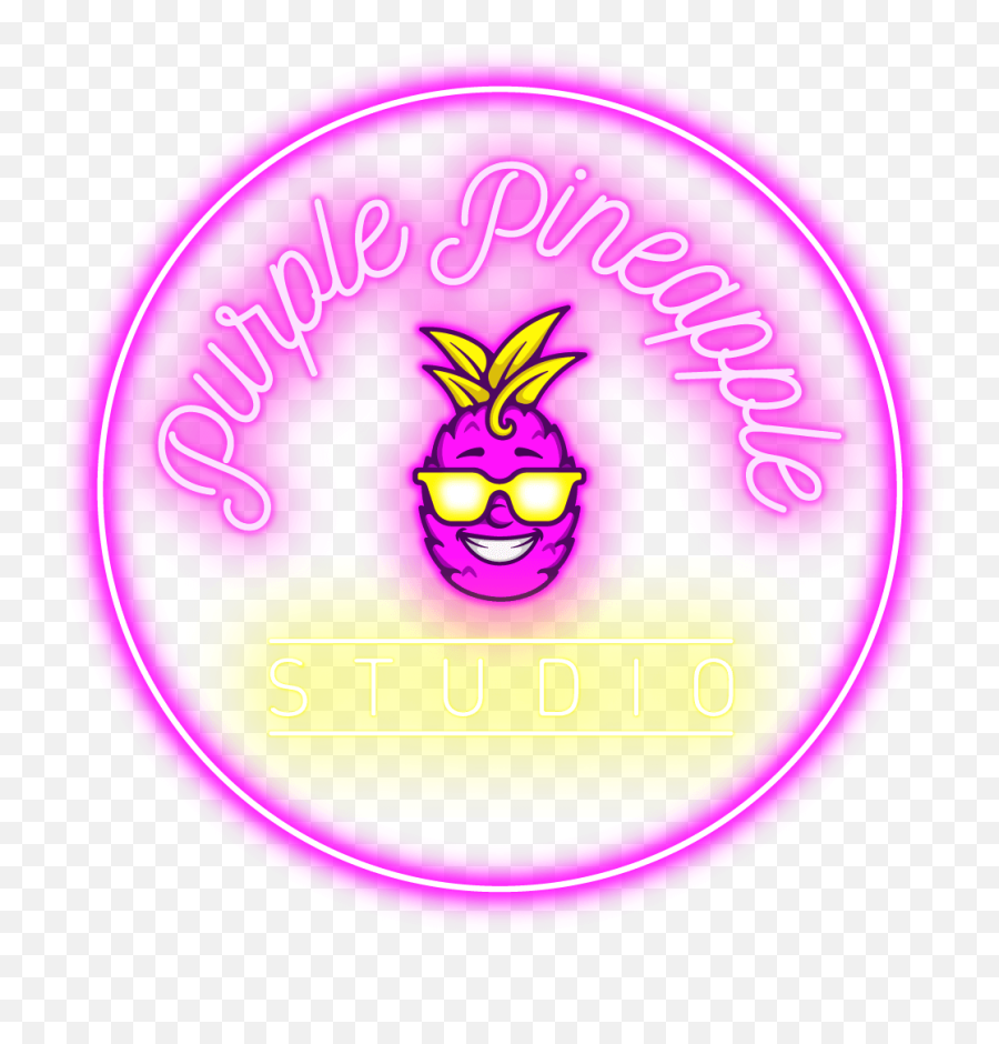 Purple Pineapple Studio - Happy Emoji,Pineapple Emoticon