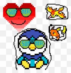 Pixilart - Cute Pokemon Heart By Ilovesoccer Emoji,Pacemon Emoticon