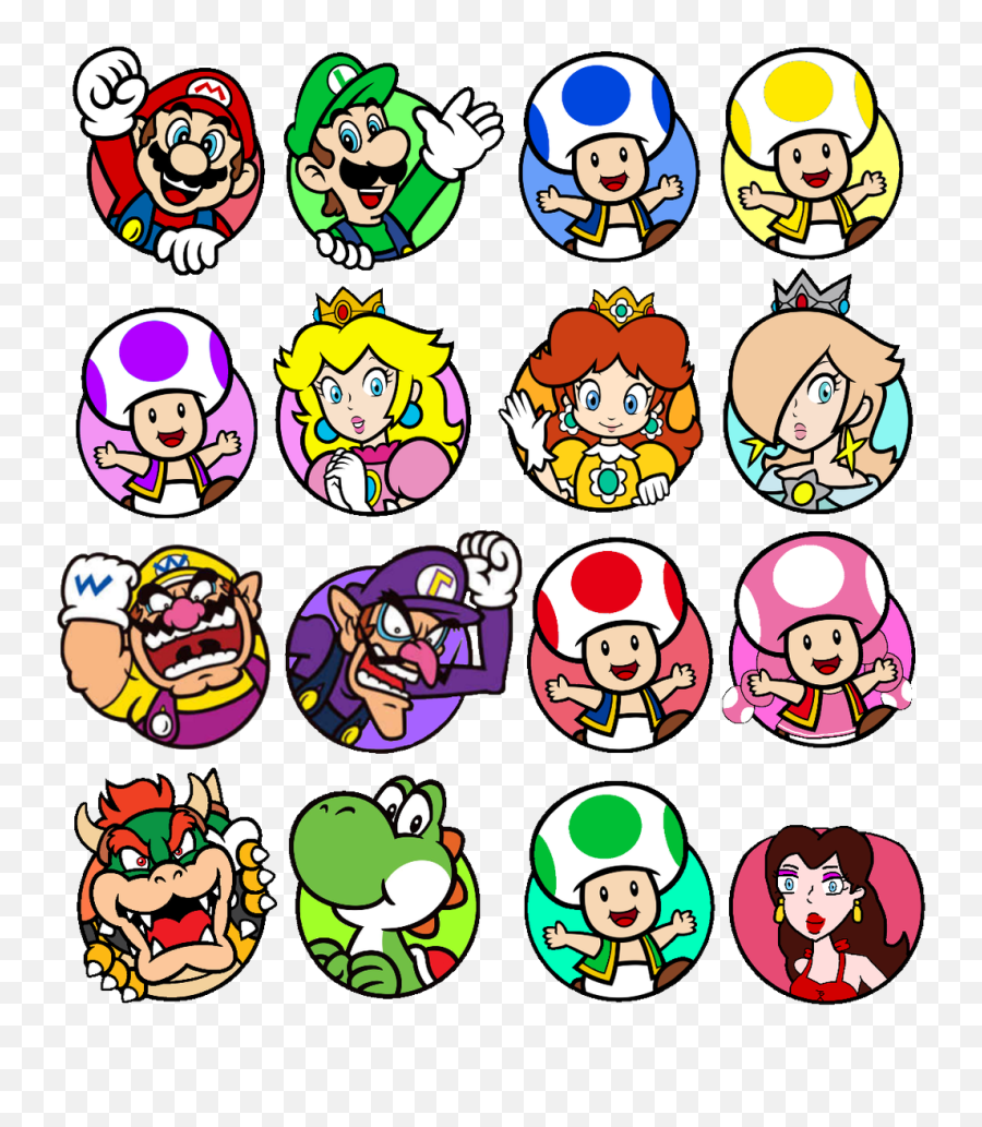 And Also Green Toad And Pauline Too - Toadette And Waluigi Emoji,Yoshi Emoticon