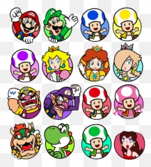 And Also Green Toad And Pauline Too - Toadette And Waluigi Emoji,Yoshi Emoticon