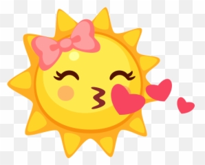 Sun Emoji Stickers For Whatsapp,Sunshine Emoji