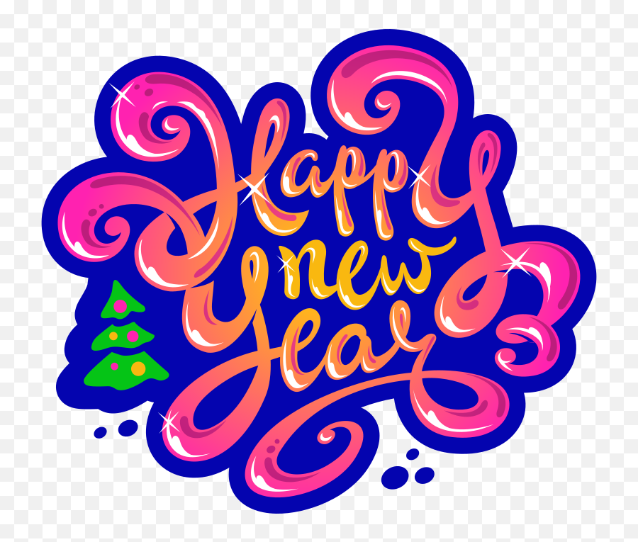 Happy New Year Illustration In Png Svg Emoji,New Years Eve Emoji