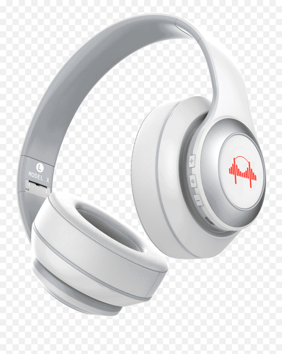 Model X White Silver Updated 2020 Soundbay Headphones - Head Phones Animated Emoji,Emoji Backpack With Headphones