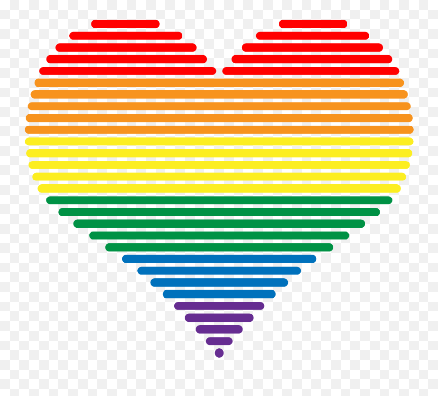 Pride Flag Hearts Chest Logo T Shirt Quirk - Essential Emoji,Lesbian Flag Emoji Hearts