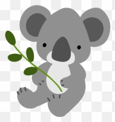 Koala Animal Clipart Free Download Transparent Png Creazilla Emoji,Cute Koala Emojis