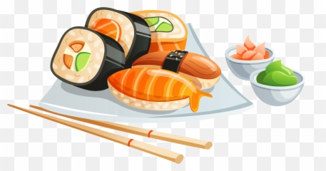 Sushi Clipart - Sushi Clipart Png Emoji,Sushi Emoji Png
