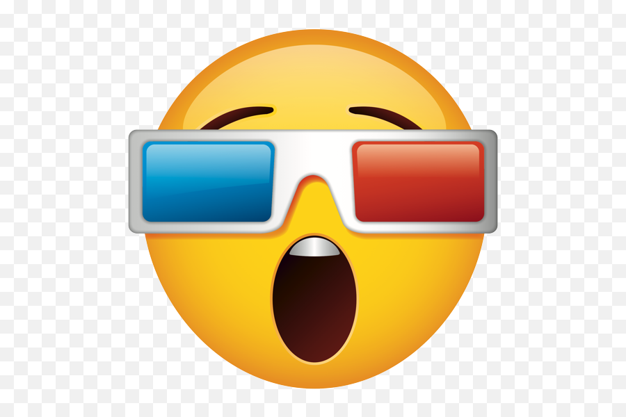 Emoji - 3d Glasses Emoji Png,Glasses Emoji