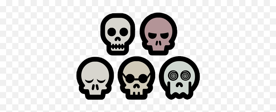 Just Stickers Emoji,Skull Emoji