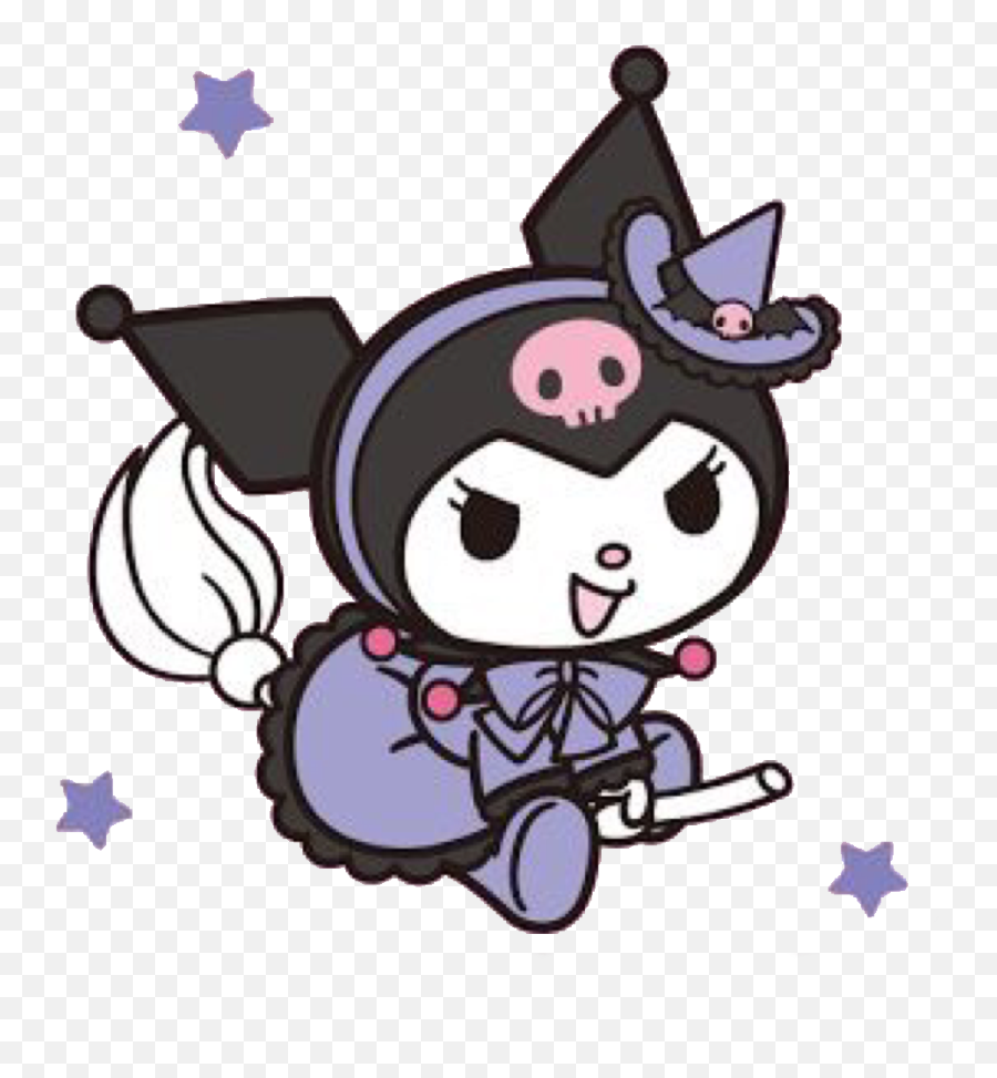 Kuromi Sanrio Sanriocharacters Sanriosticker Cute Mymel - Kuromi Sanrio Emoji,Hello Kitty Emoji Joggers