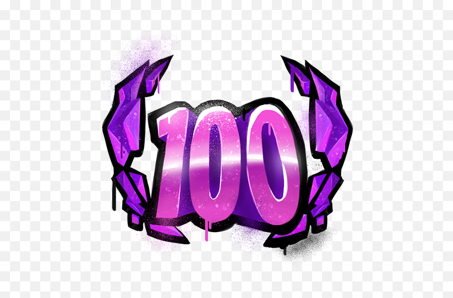 Battle Royale - Season 3 Level 100 Reward Emoji,100 Emoji Transparent