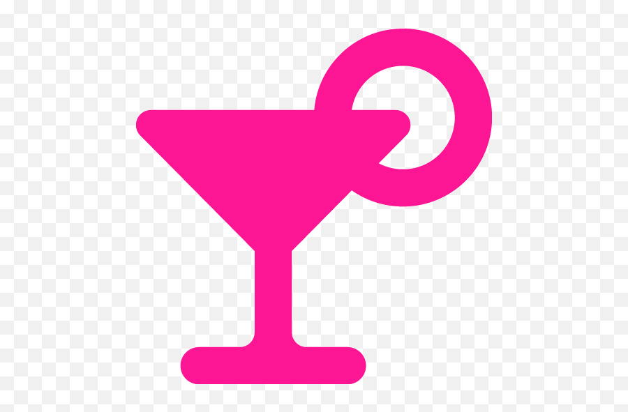 Deep Pink Cocktail 2 Icon - Cocktail Logo Orange Png Emoji,Wine Cocktail Martini Sailboat Emoji