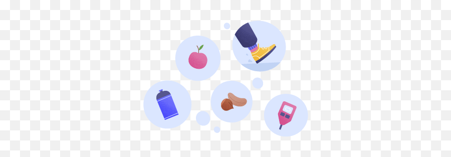 Diabetes Through A Healthy Lifestyle - Dot Emoji,Diabetes Emoticons Android
