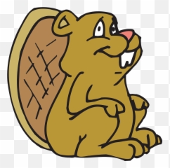 Sitting Animal Cartoon Png Emoji,Busy Beaver Emoticon