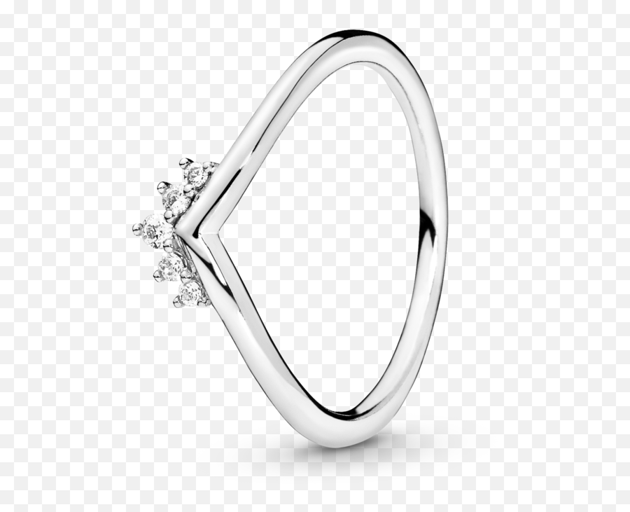Tiara Wishbone Ring Sf1 Clips Doo - Silver Tiara Wishbone Ring Emoji,Madeon Emojis Chevron Diamond Logo