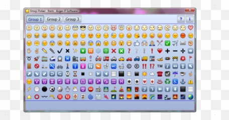Emoji Picker Asger - P Software Art,P Emoji