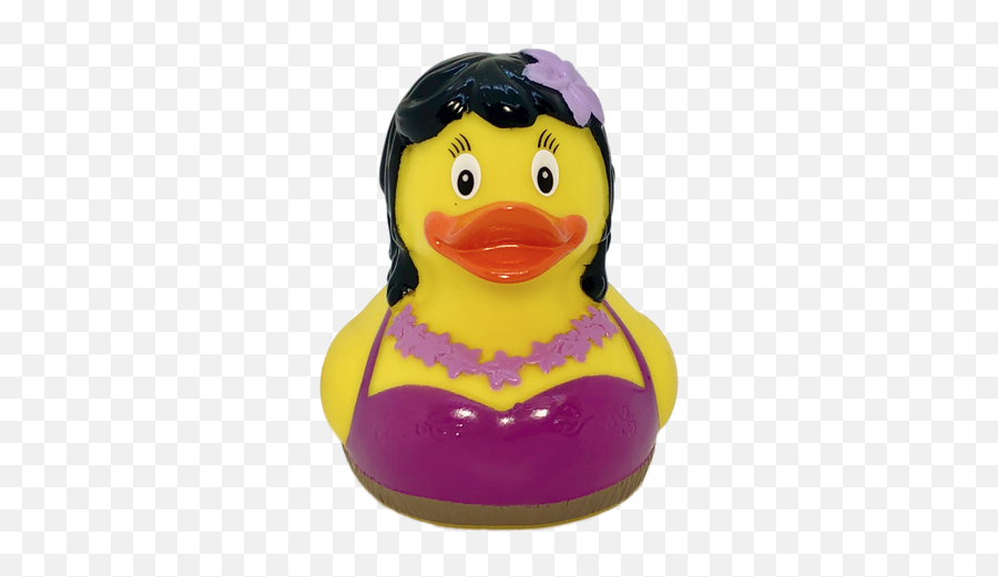 Aloha Hawaii Rubber Duck By Schnabels Ducks In The Window - Synthetic Rubber Emoji,Yellow Duck Emoticon