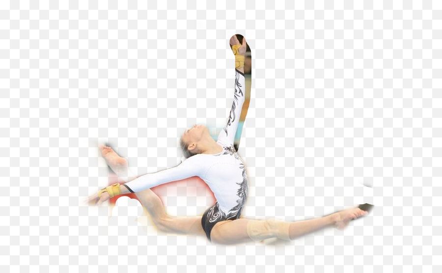 Gymnastics Gymnast Leap Sticker - Leotard Emoji,Cool Gymnastics Emojis