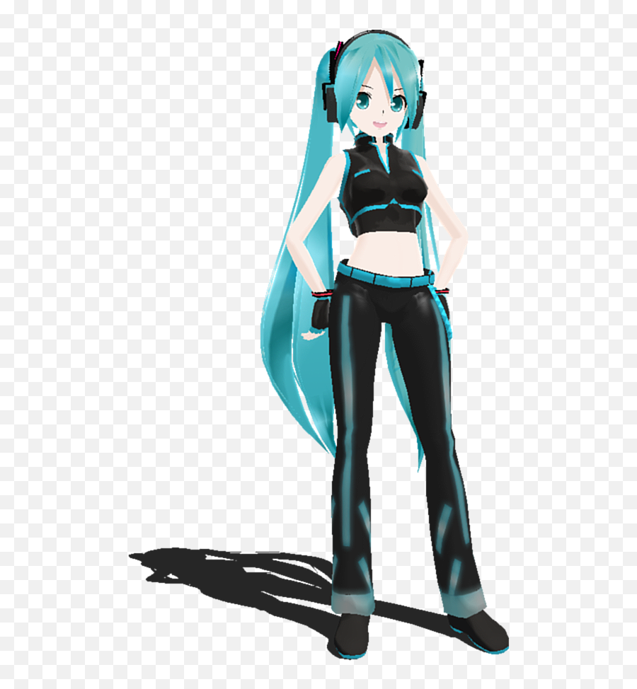 Mikumikudance Art Hatsune Miku Vocaloid - Hatsune Miku Transparent Gif Emoji,Miku Hatsune Emoticons