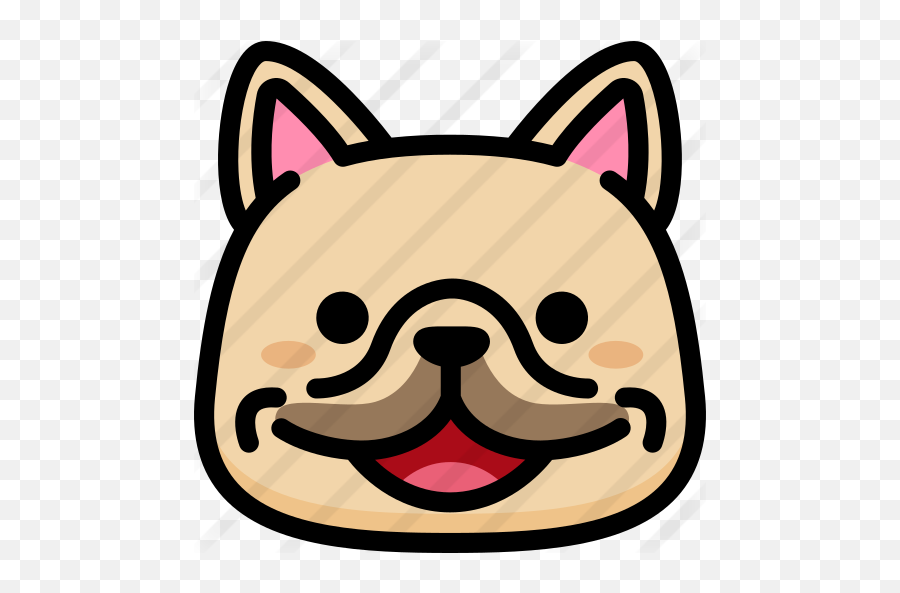 Laughing - Free Animals Icons French Bulldog Emoji,Animal Emoji Copy And Paste