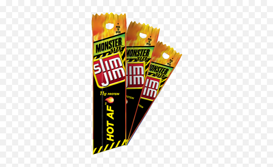 Monster Hot Af Spicy Meat Sticks Slim Jim - Language Emoji,Hot & Sexy Emojis