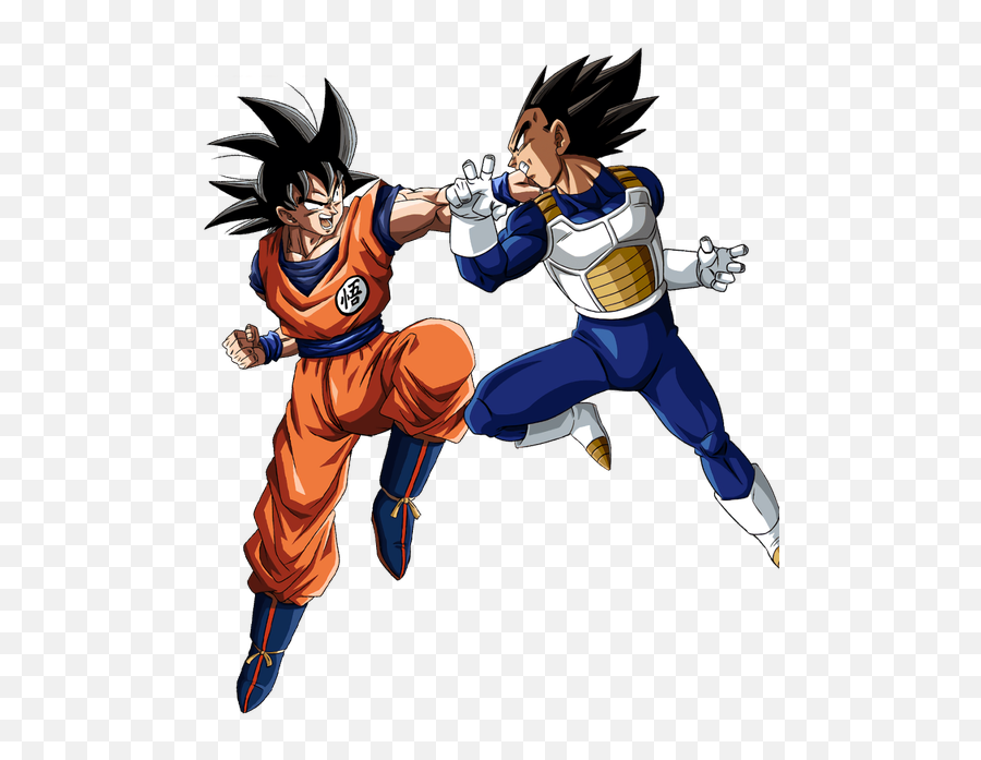 Anime Series To Be Their Favorite - Goku And Vegeta Fighting Png Emoji,Anime Emotions Shouting