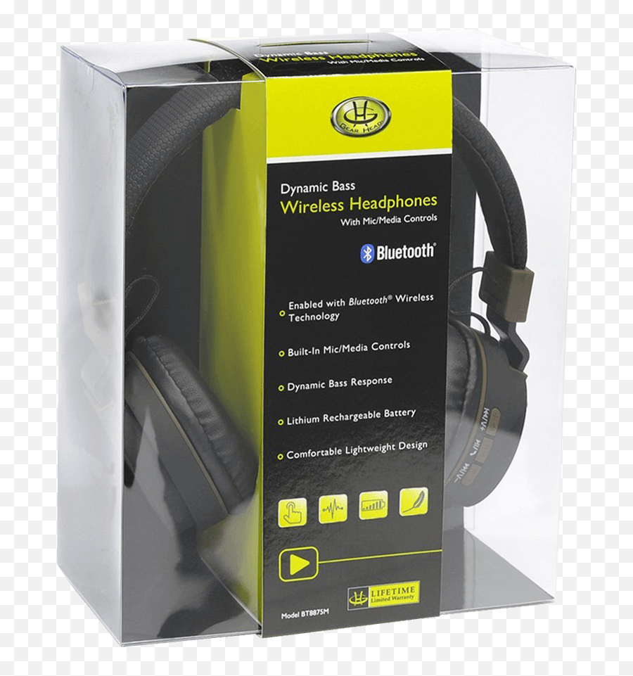 Gear Head Bluetooth Headphones - Portable Emoji,Mellonhead Emoticon