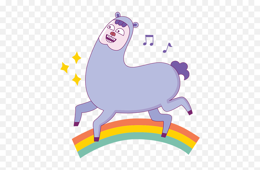Drama Llama - Drama Llama Sticker Emoji,Llama Emoji