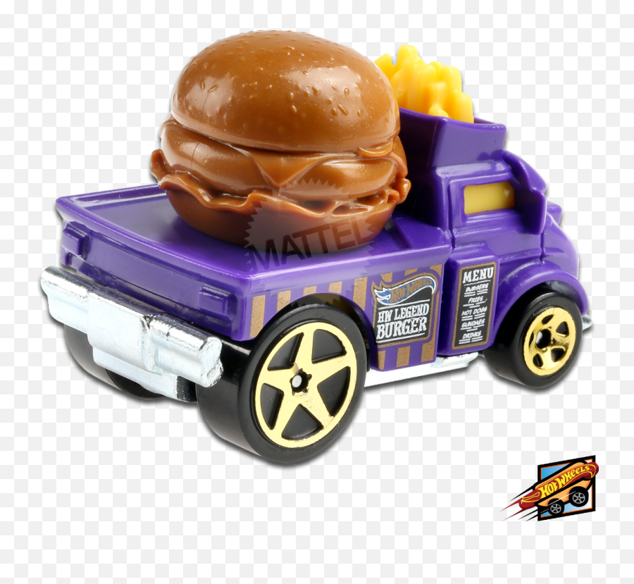 Hot Wheels New Releases 03 - Hot Wheels Hw Legend Burger Emoji,Fries And Burgers Made Out Of Emojis