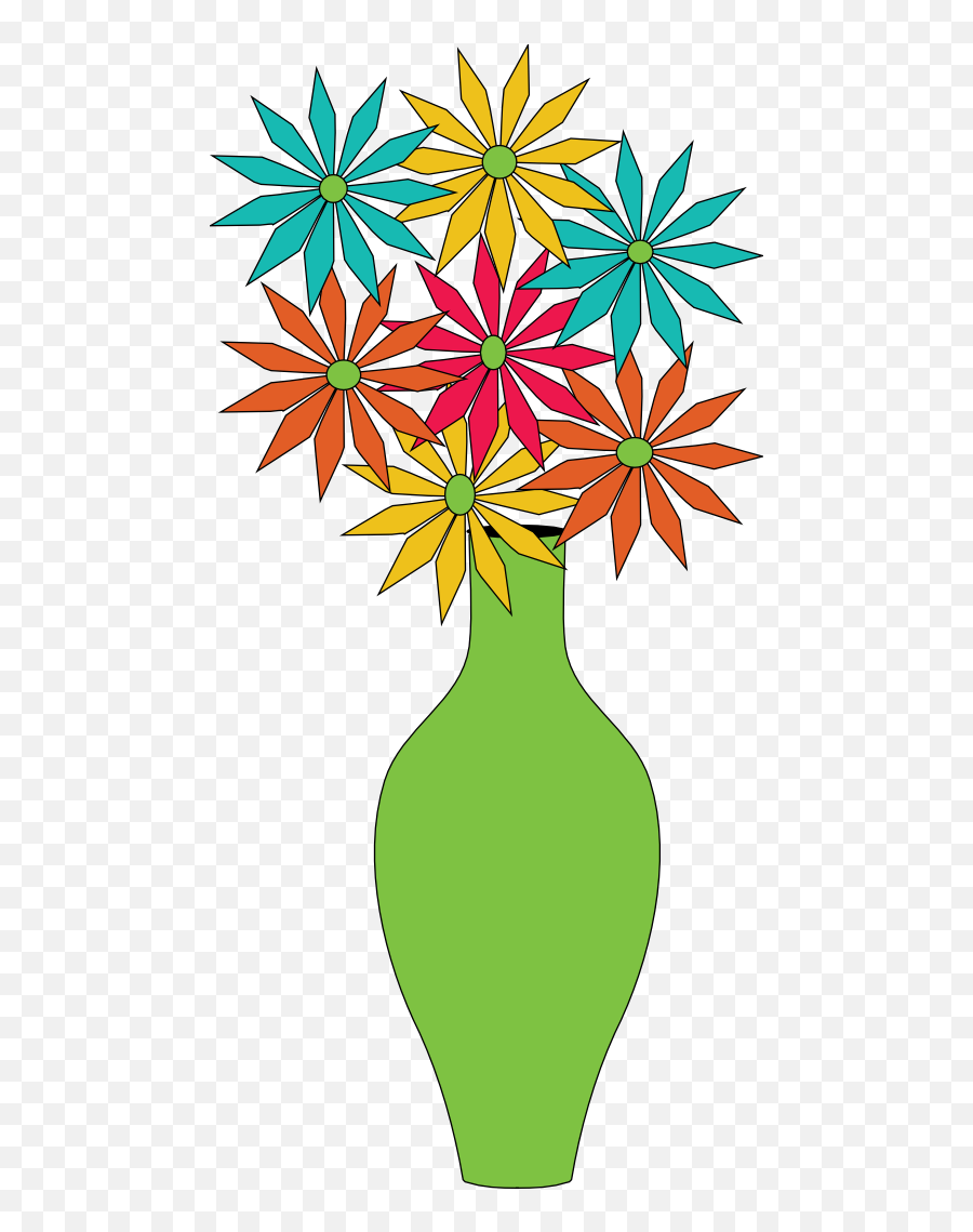 Vase Of Flowers Clipart - Flower In Vase Clipart Png Emoji,Emoji Cliip On