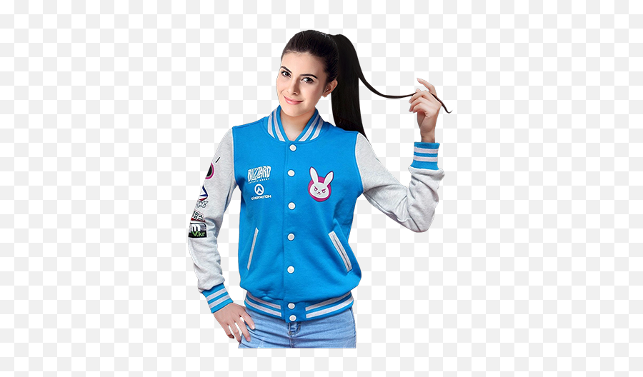 Overwatch Merchant - Overwatch Merchandise Tshirts Dva Letterman Jacket Emoji,Mei Overwatch Emoticon