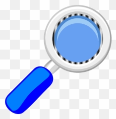 Blue Magnifying Glass Clipart - Png Download Full Size Blue Magnifying Glass Clipart Emoji,Find The Emoji Magnifying Glass