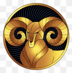 Capricorn Cap Zodiac Niche Gold Sticker By Alteregoss - Big Emoji,Capricorn Symbol Emoji