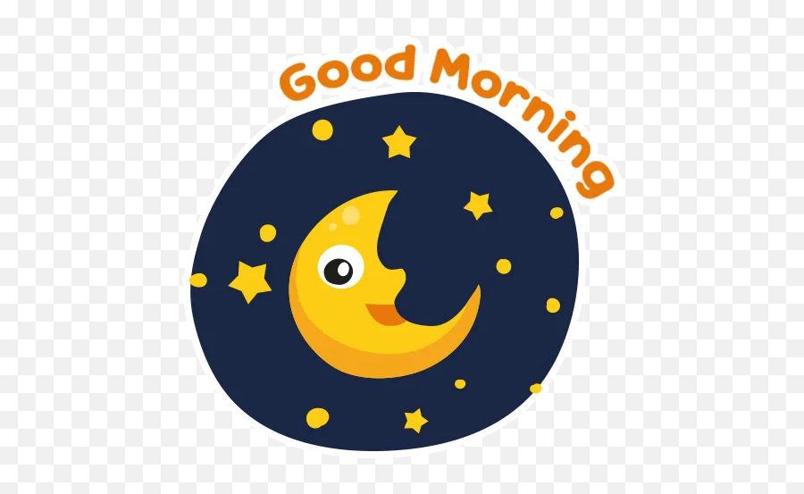 Good Morning 2 By Marcos Roy - Sticker Maker For Whatsapp Emoji,Star And Cresent Emoji
