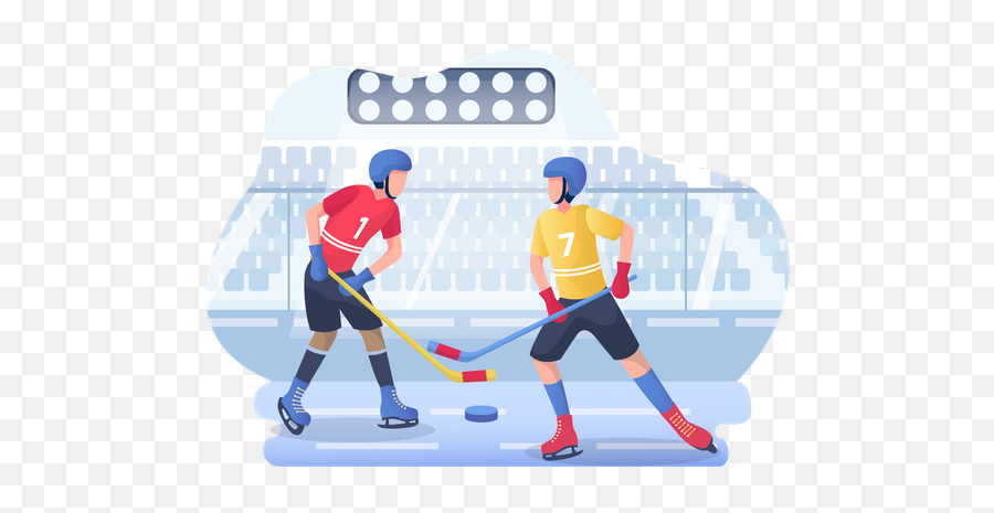 Premium Hockey Equipment 3d Illustration Download In Png Emoji,Hockey Emojis