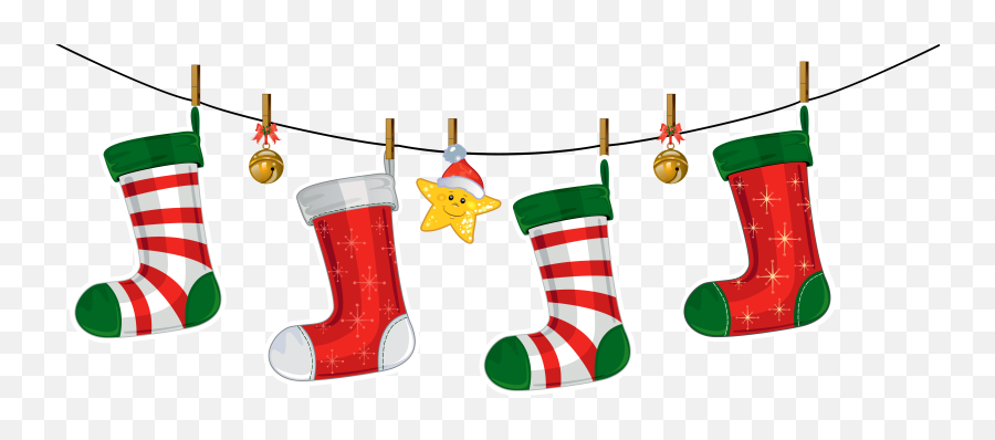 Clipart Socks Holiday Clipart Socks Holiday Transparent - Transparent Background Christmas Stockings Clipart Emoji,Emoji Socks Amazon