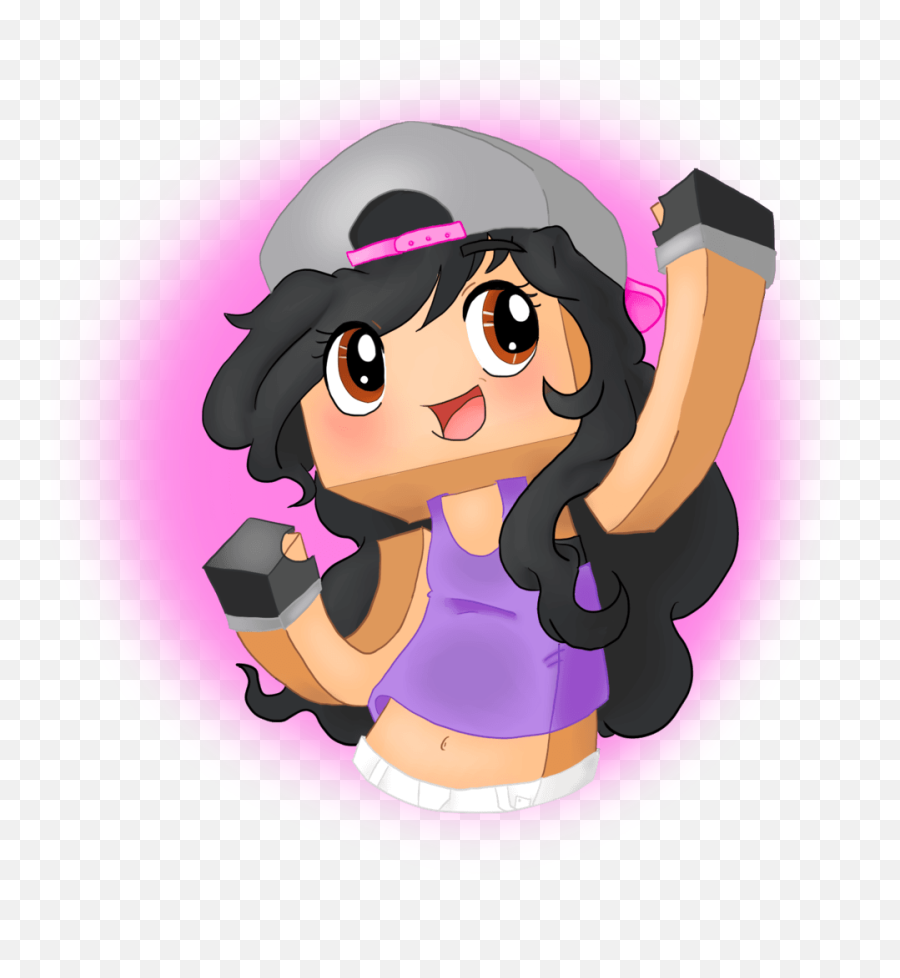 Aphmau Computer Wallpapers On Wallpaperdog - Fanart Minecraft Aphmau Emoji,Neko Atsume Emoji