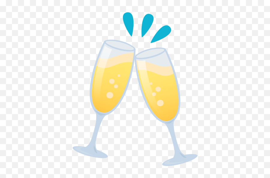 Emoji Flutes Champagne Glasses That - Kieliszki Emoji,Glasses Emoji
