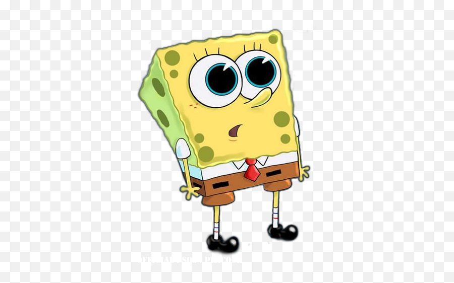 Spongebob With Big Eyes Psd Official Psds - Spongebob Transparent Cute Emoji,Large Eyes Emoji
