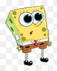 Spongebob With Big Eyes Psd Official Psds - Spongebob Transparent Cute Emoji,Large Eyes Emoji