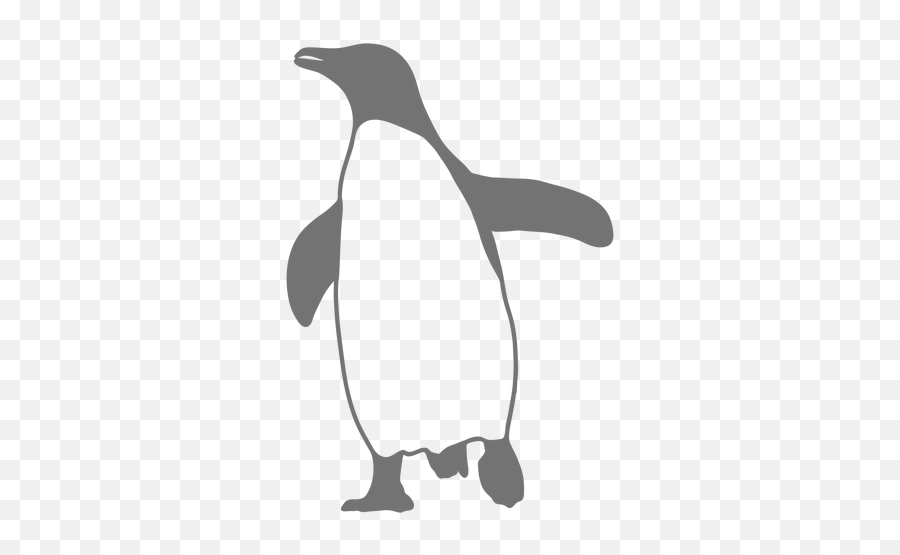 Silhueta De Pinguim De Animal Aquático - Baixar Pngsvg Dot Emoji,Pinguim Emoticon Facebook