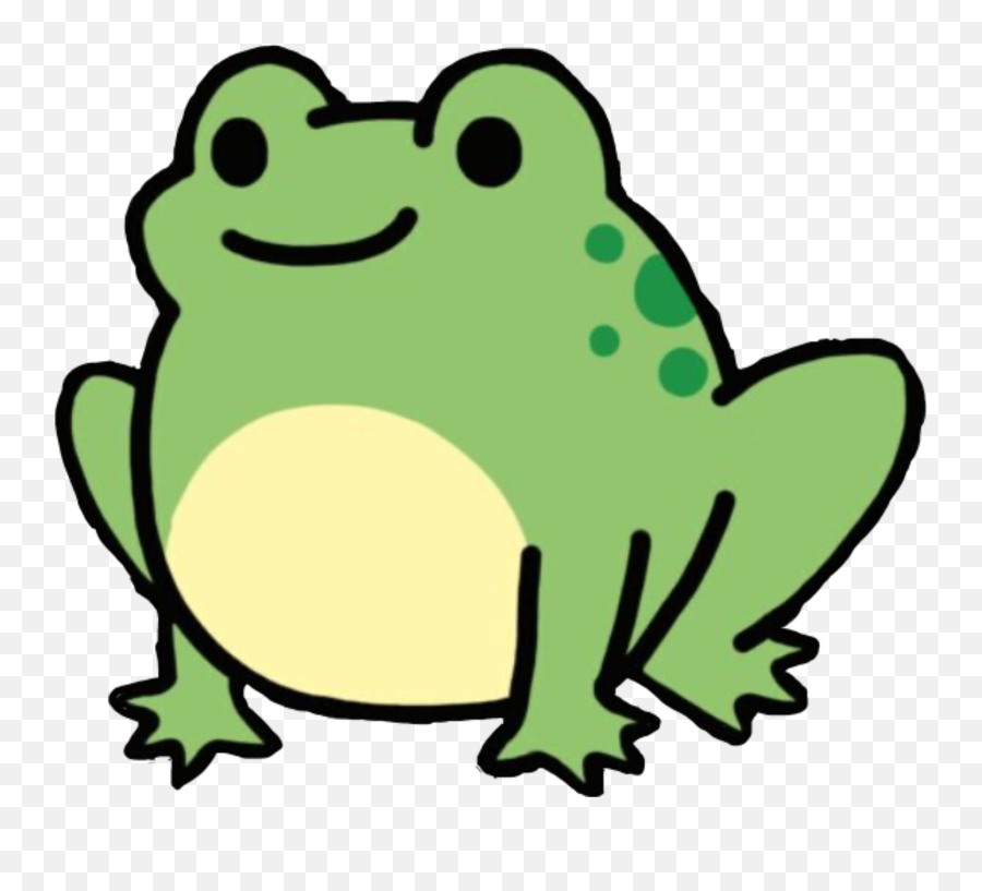 Crop Cutout Froggie Sticker - Cute Frog Sticker Emoji,Tee Hee Hee Emoji