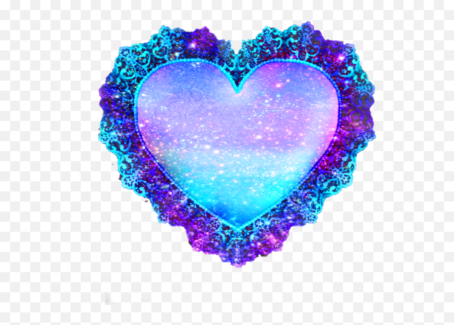 Purple Cyan Blue Heart Sticker - Blue Purple Heart Transparent Background Emoji,Cyan Heart Emoji